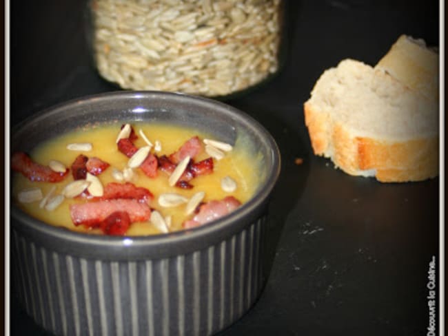 Soupe aux Légumes d’Hiver et ses lardons grillés