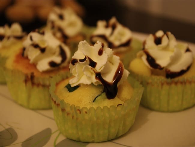 Cupcakes courgettes parmesan et vinaigre balsamique aux truffes