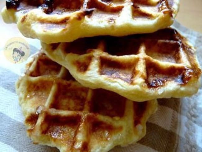 Gaufres légères en pâte à choux