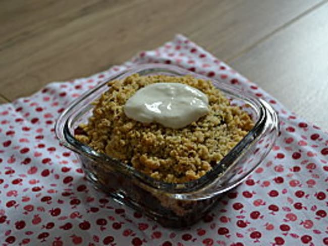 Crumble de canard au potimarron