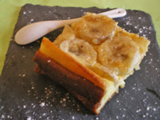 CLAFOUTIS BANANES ET LAIT DE COCO