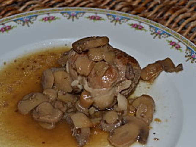 Paupiettes de veau forestières