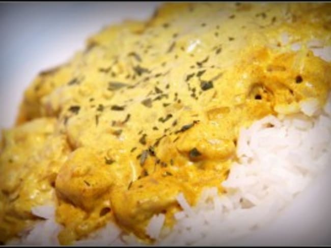 Sauté de poulet au curry