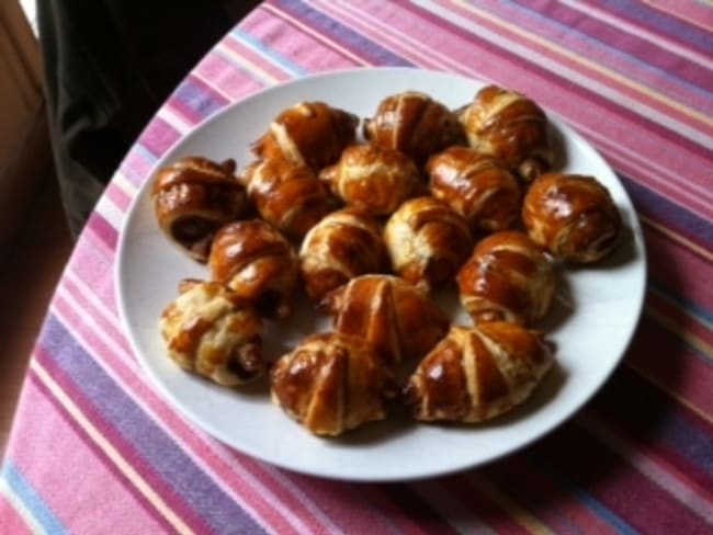 Croissants aux saucisses