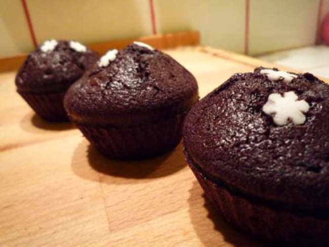 Muffins tout chocolat