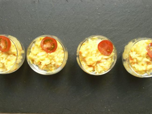 VERRINE SURIMI/ENDIVE POUR L'APERO DU JEUDI