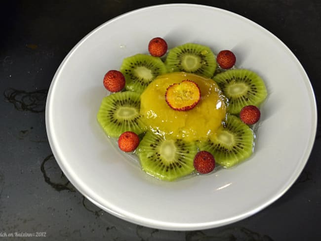 Carpaccio de fruits bio sans sucre