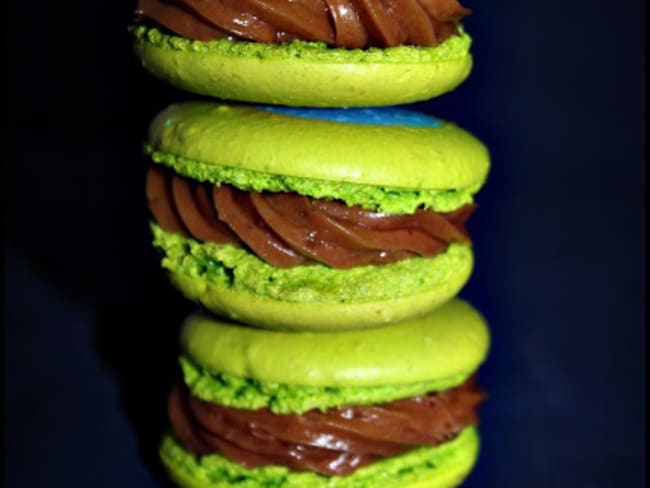 Macarons à la mousse de pralin