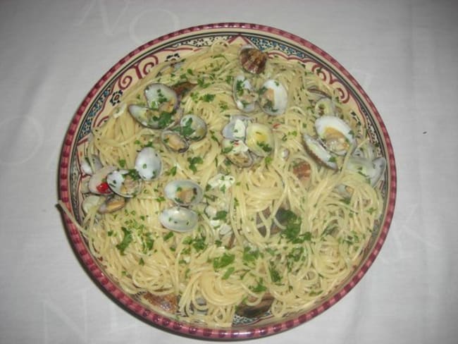 Spaghetti aux coques