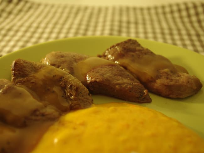 Magret de canard au beurre salé