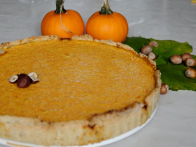 Tarte d’automne sucrée à la courge muscade