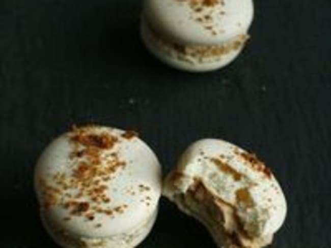 Macarons épices Foie Gras