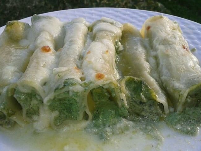 Cannelloni à la ricotta et aux épinards