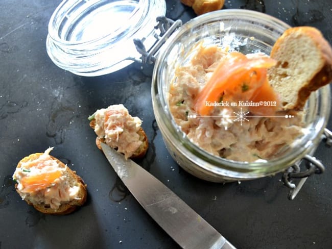 Rillettes aux deux saumons