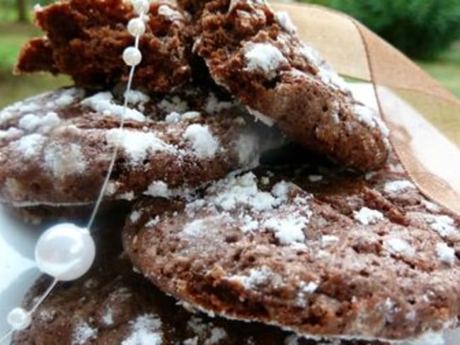 Biscuits Craquelés au Chocolat