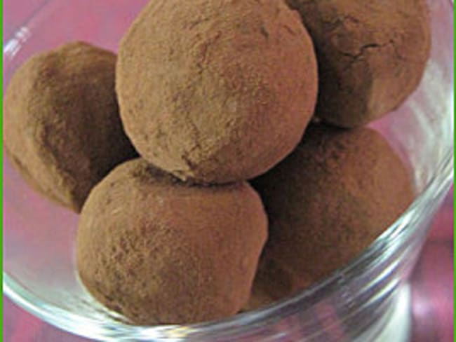 Truffes chocolat-noisettes