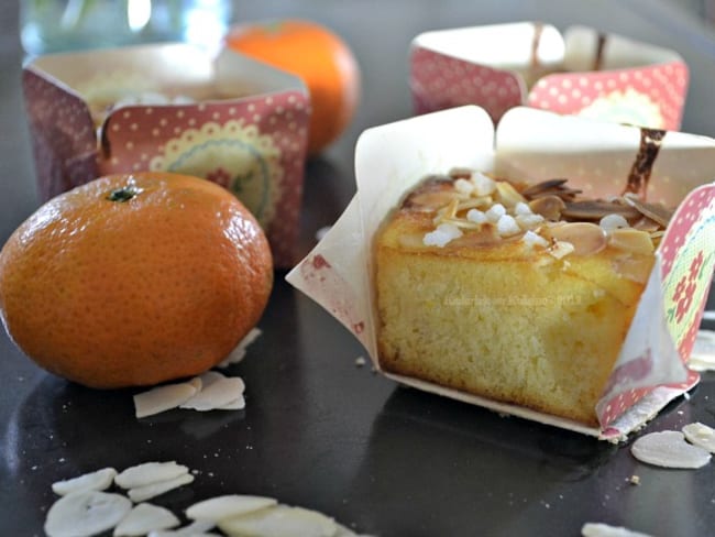 Mini cake moelleux aux clémentines