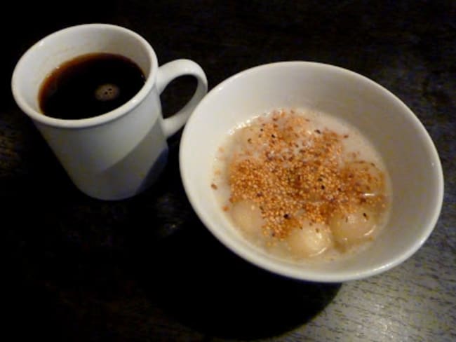 Rice balls ou boules de riz gluant pour le nouvel an chinois