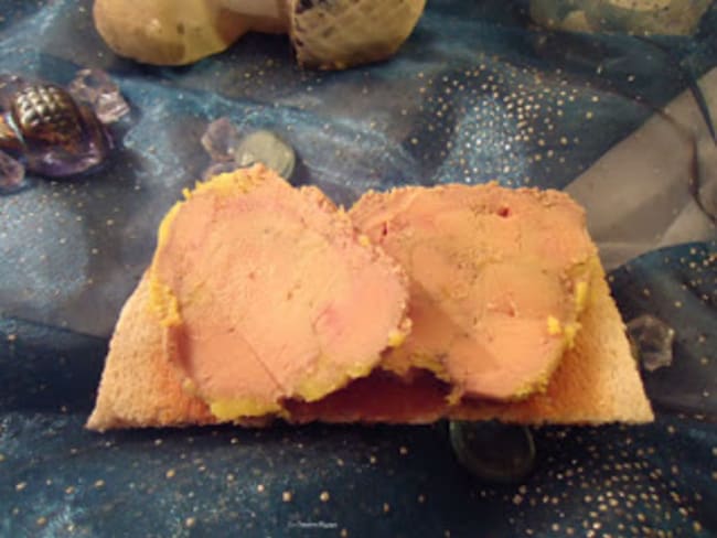 Foie gras mi-cuit en ballotine