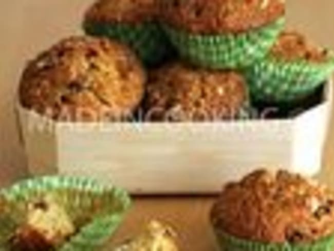 Mini cake aux fruits confits ou muffins aux fruits confits