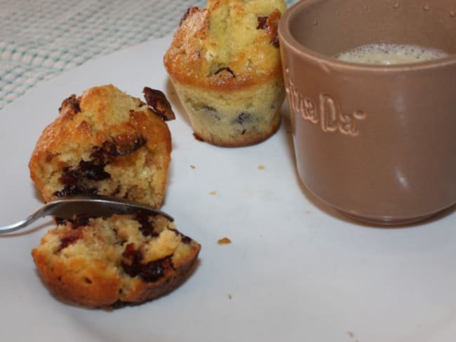 Muffins aux baies de Cramberries