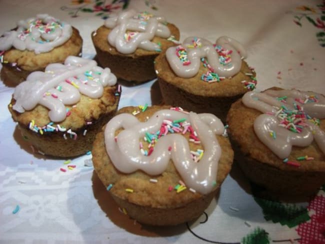 Cupcakes à la confiture d'oranges ou pasticiotti