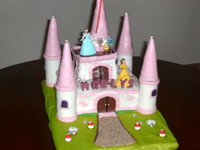 Gâteau Château des princesses