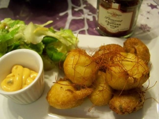 Pommes dauphines natures, au jambon, au curry et paprika, recette anti-gaspi