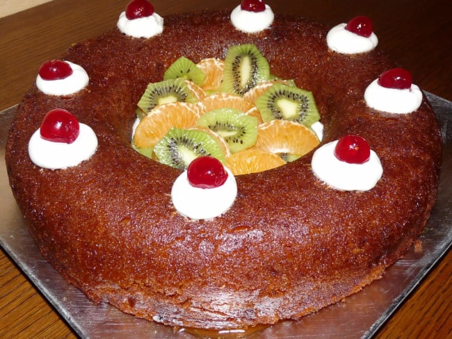 Baba au rhum aux fruits confits