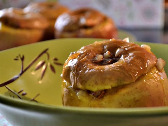 Pommes au four et confiture de clémentine de Corse