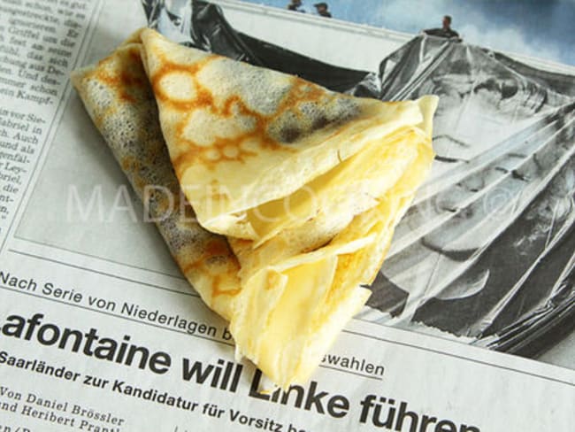 Crêpes à l'arôme de fleur d'oranger