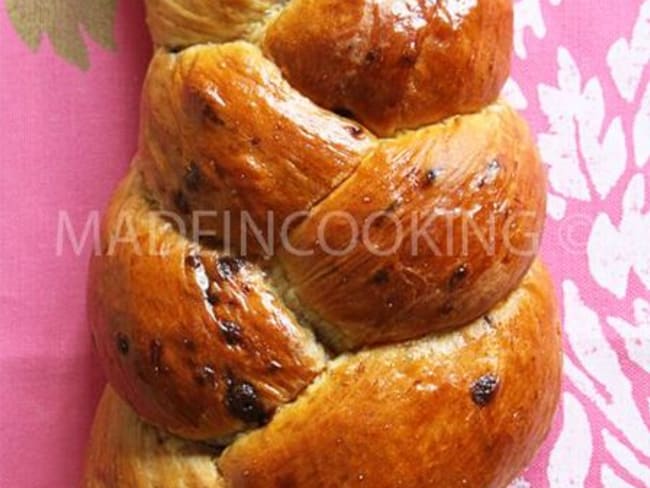 Brioche aux pépites de chocolat pour la rentrée scolaire