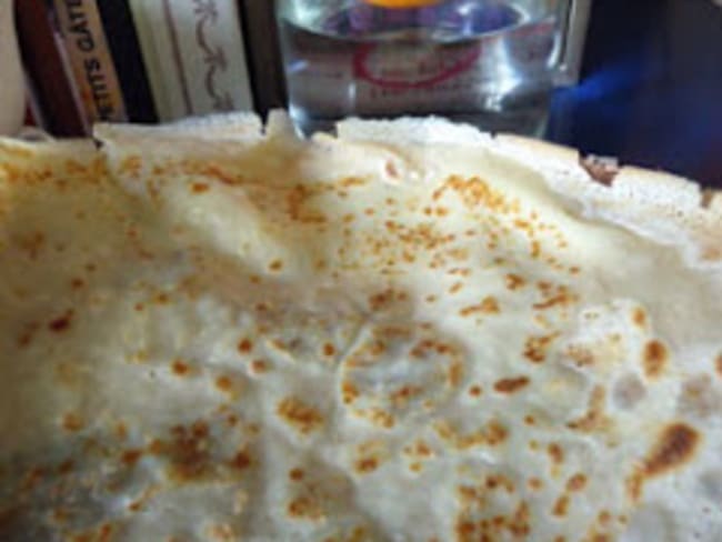 Pâte à crêpes au lait fermenté