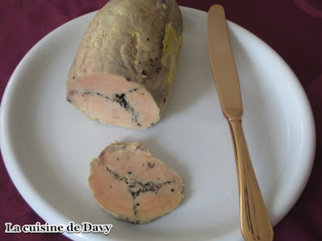 Foie gras au deux poivres