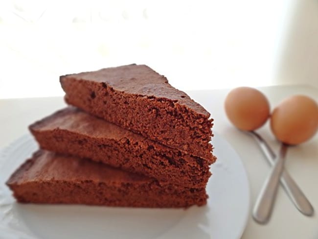 Gâteau au chocolat ou comment utiliser des blancs d'oeufs en trop