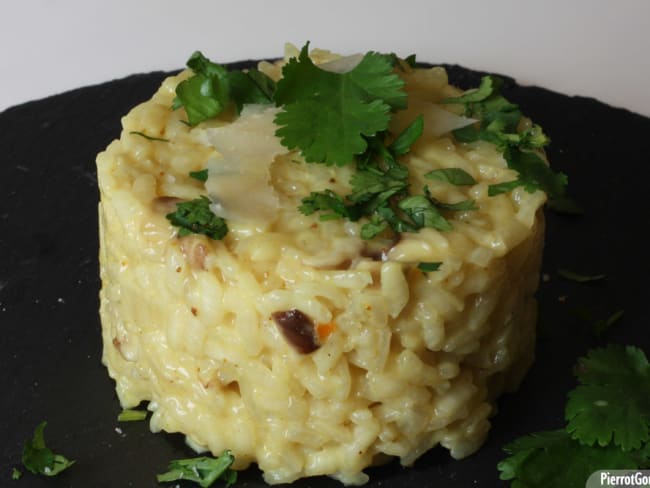 Risotto aux champignons shiitaké