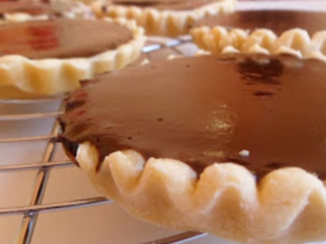 Tartelettes au chocolat du chef Frederic Anton