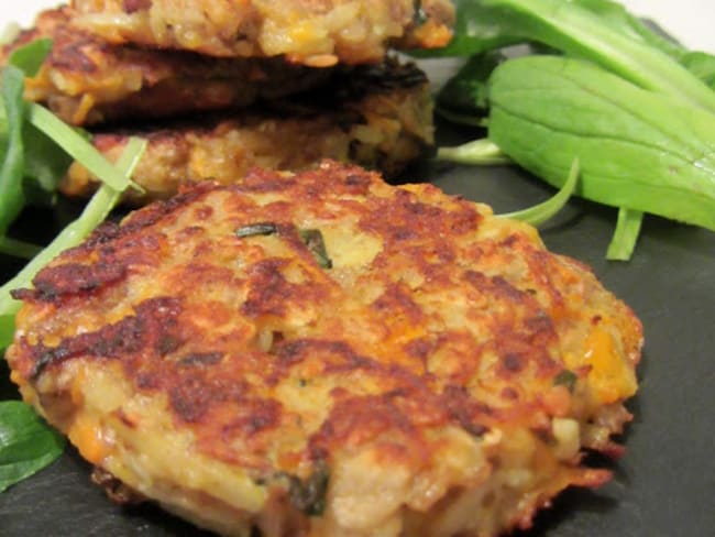 Galettes de céréales aux légumes