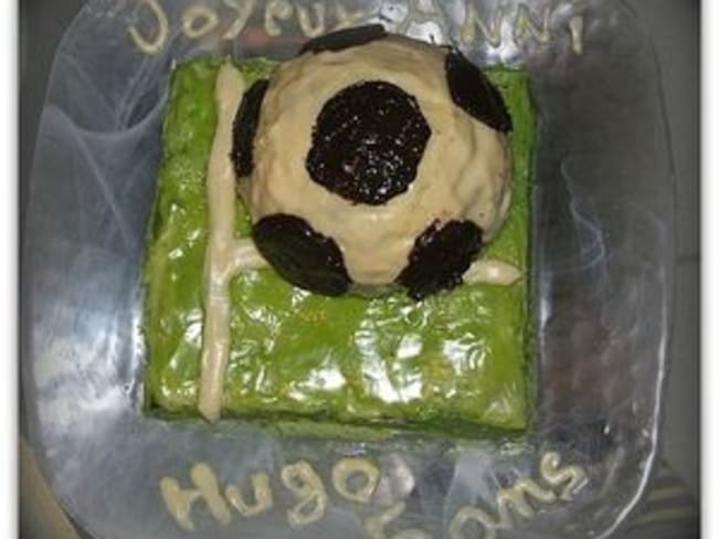 Gâteau anniversaire foot