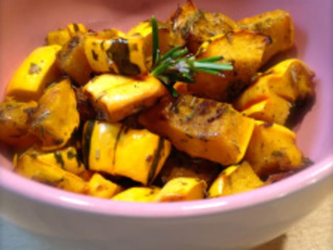 Courge Delicata aux herbes de Provence