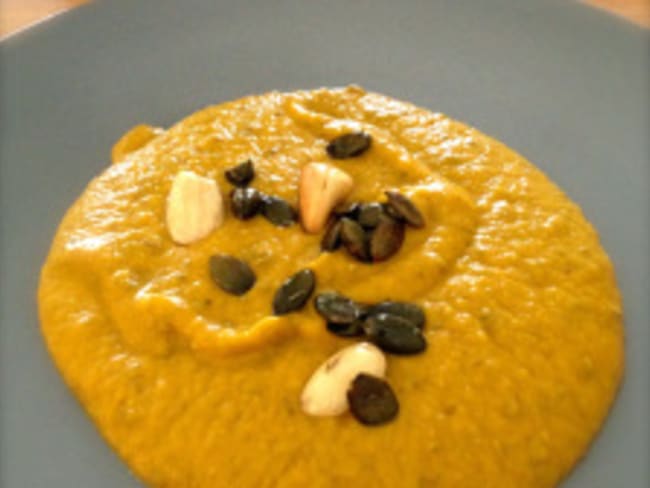 Purée de butternut et lentilles