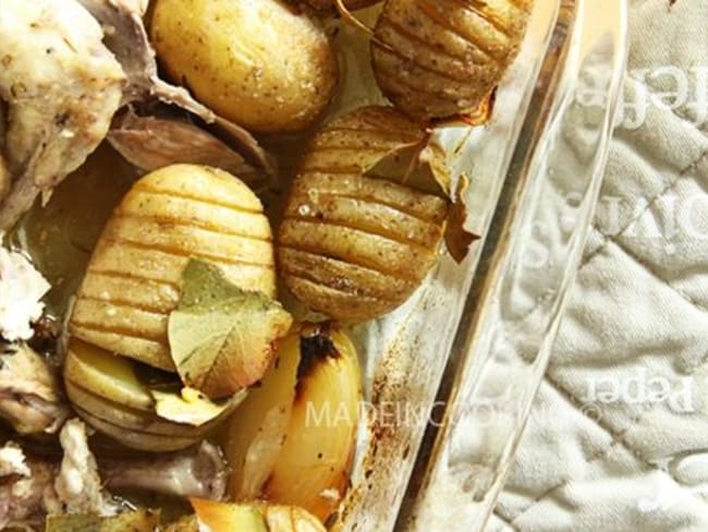 Pommes de terre à la suédoise ou hasselbackspotatis