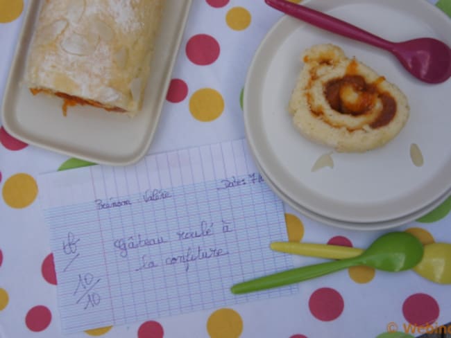 Gâteau roulé à la confiture