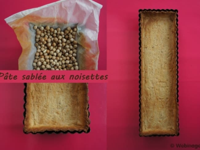 Pâte sablée aux noisettes