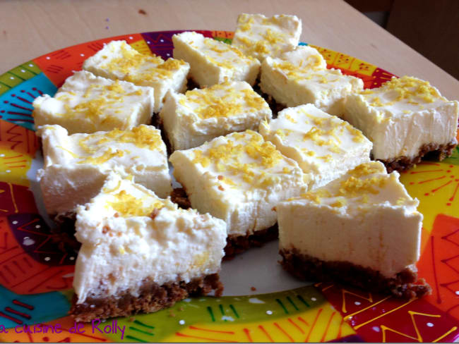 Cheesecake au citron sans cuisson