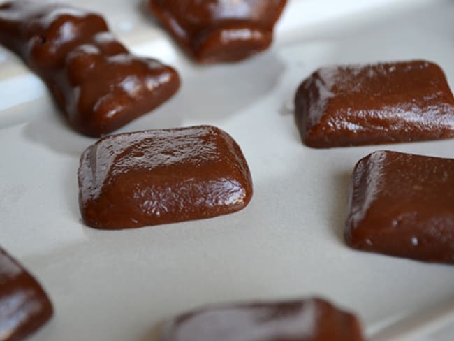 Caramels mous au chocolat