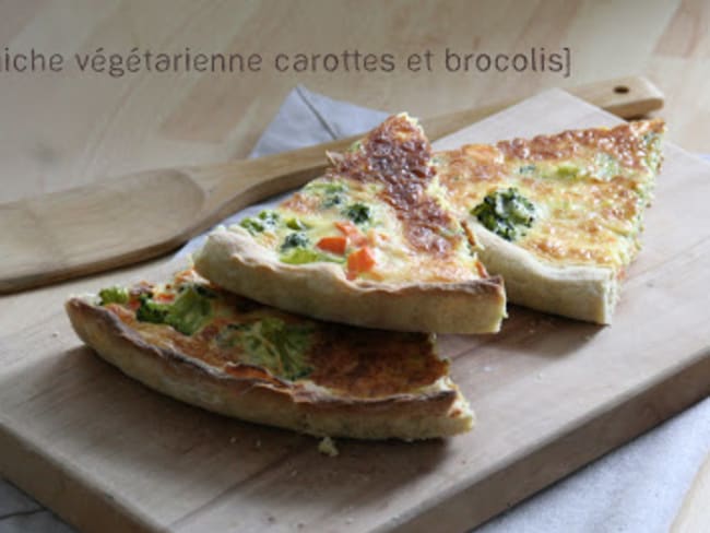 Quiche Végétarienne Carottes et Brocolis