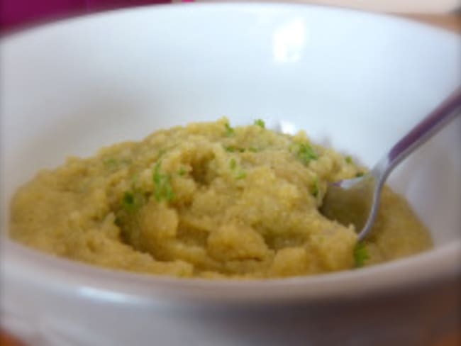 Polenta végétalienne à la sauge