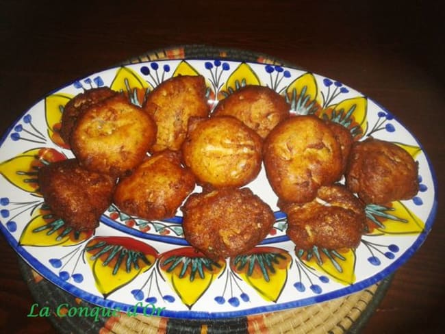 Petits beignets salés de ricotta