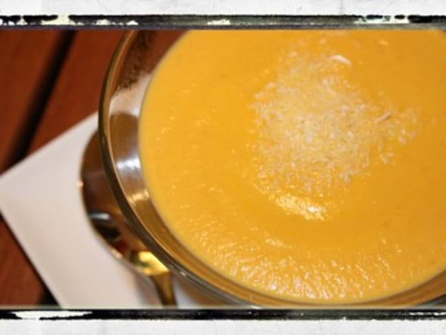 Velouté de carottes au lait de coco